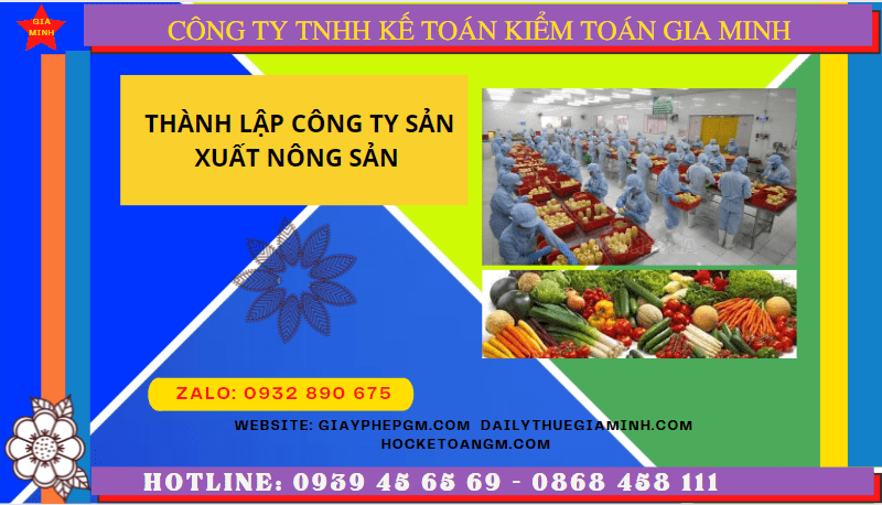 Hồ sơ thành lập công ty sản xuất nông sản tại Đắk Nông