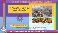 Hồ sơ thành lập công ty sản xuất nông sản tại Thành Phố Cần Thơ