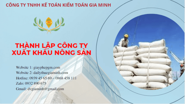 Thành lập công ty xuất khẩu nông sản tại lạng sơn 6 Hồ sơ thành lập công ty xuất khẩu nông sản tại Lạng Sơn