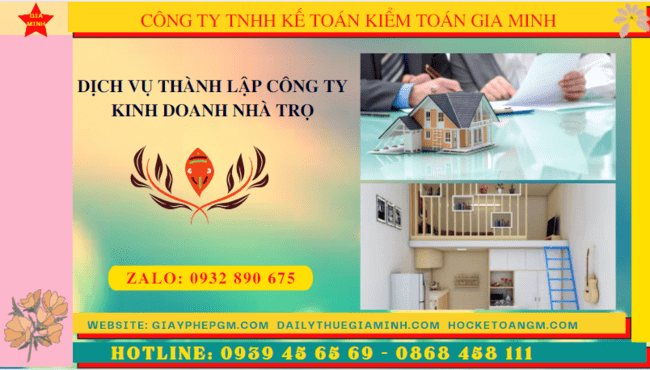 Dịch vụ thành lập công ty kinh doanh nhà trọ tại An Giang