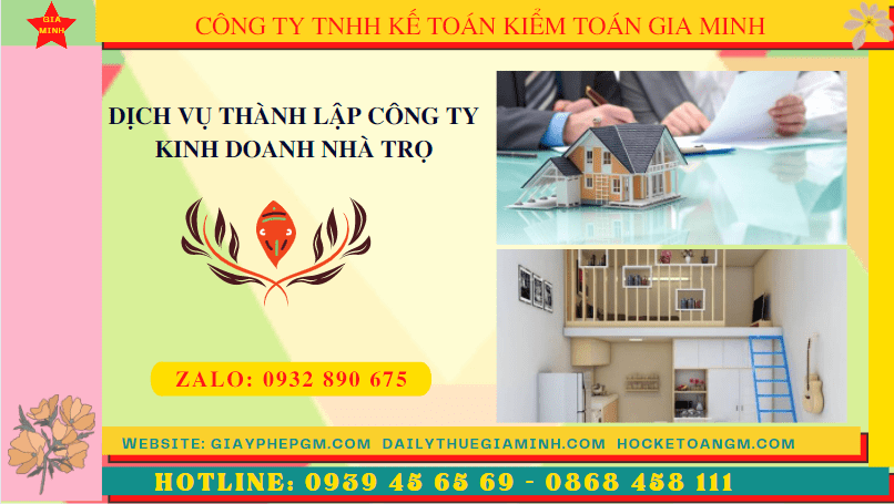 Hướng dẫn thủ tục thành lập công ty kinh doanh nhà trọ tại Bà Rịa Vũng Tàu