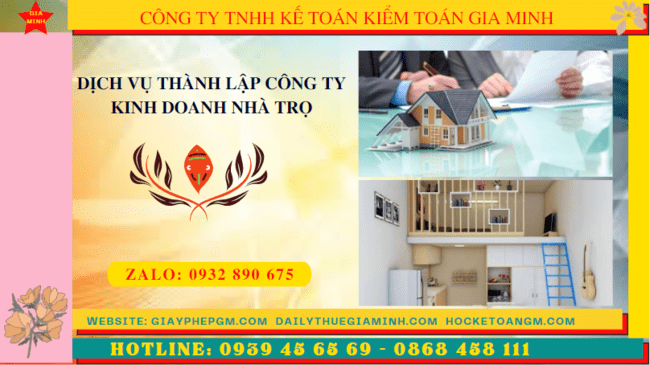 Dịch vụ thành lập công ty kinh doanh nhà trọ tại bình định 4 Hướng dẫn thủ tục thành lập công ty kinh doanh nhà trọ tại Bình Định