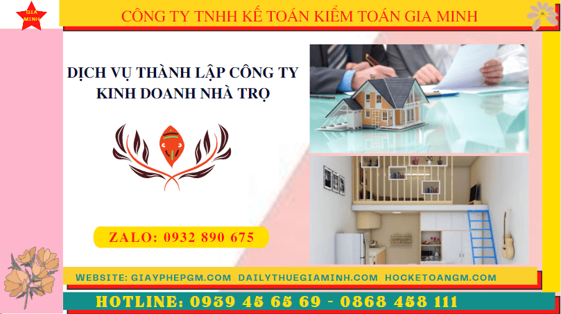 Hướng dẫn thủ tục thành lập công ty kinh doanh nhà trọ tại Bình Thuận