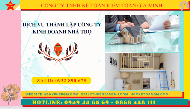 Hướng dẫn thủ tục thành lập công ty kinh doanh nhà trọ tại Đắk Lắk