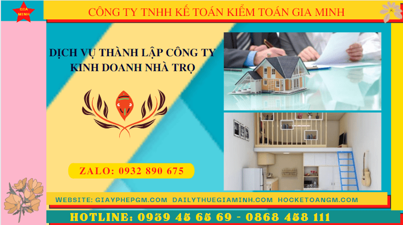 Dịch vụ thành lập công ty kinh doanh nhà trọ tại Nghệ An trọn gói – Uy tín, nhanh chóng, tiết kiệm 4 Hướng dẫn thủ tục thành lập công ty kinh doanh nhà trọ tại Nghệ An