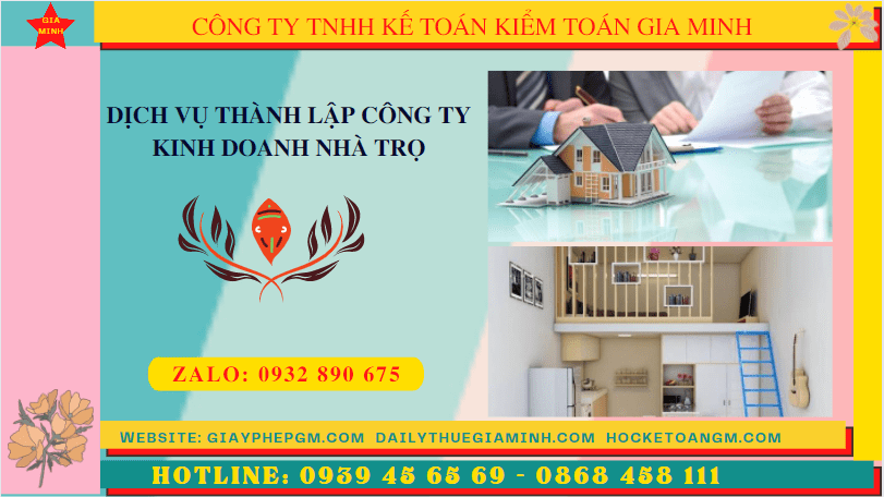 Hướng dẫn thủ tục thành lập công ty kinh doanh nhà trọ tại Tây Ninh