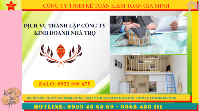 Hướng dẫn thủ tục thành lập công ty kinh doanh nhà trọ tại TP Hải Phòng 