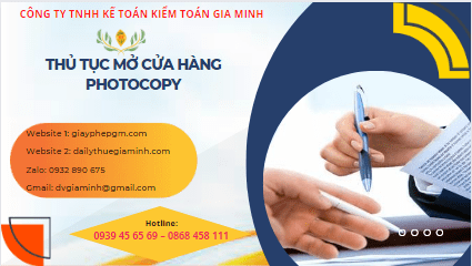 Thủ tục mở cửa hàng photocopy tại TP.HCM 6 Kinh nghiệm mở tiệm photocopy tại TPHCM