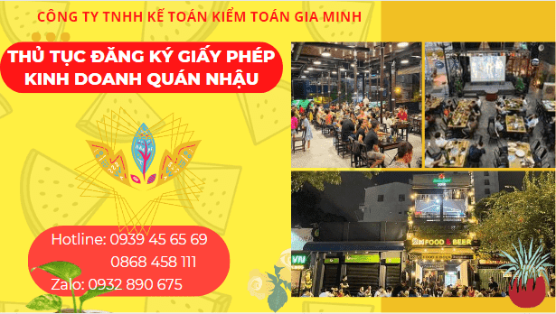 Thủ tục đăng ký giấy phép kinh doanh quán nhậu 8 Mở quán nhậu có cần giấy phép kinh doanh