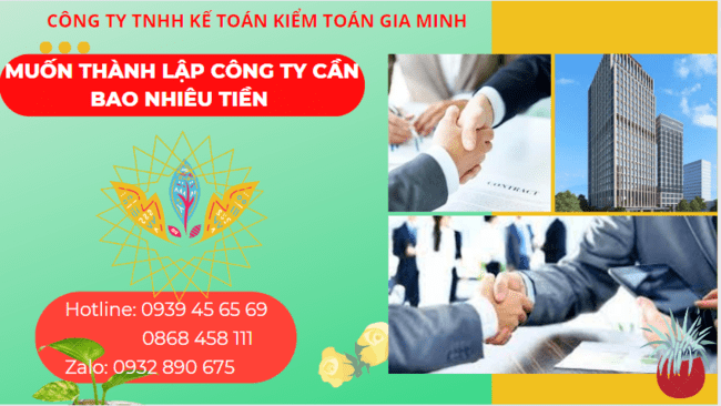 Muốn thành lập công ty cần những điều kiện gì