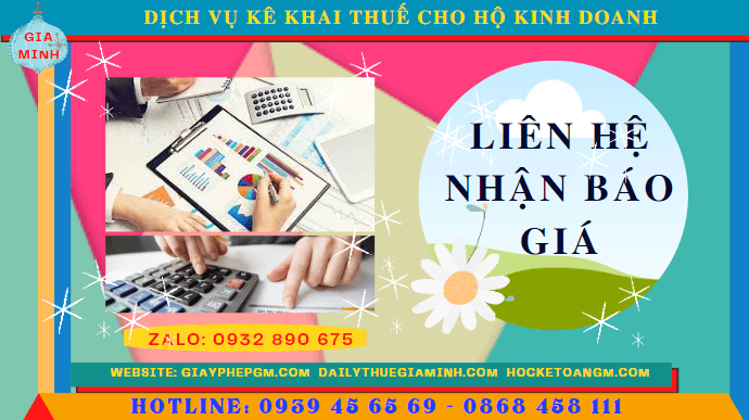 Phí dịch vụ kê khai thuế hộ kinh doanh tại Hà Giang