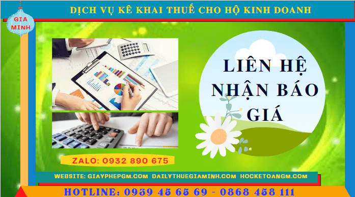 Dịch vụ kê khai thuế cho hộ kinh doanh tại Hải Phòng 5 Phí dịch vụ kê khai thuế hộ kinh doanh tại Hải Phòng