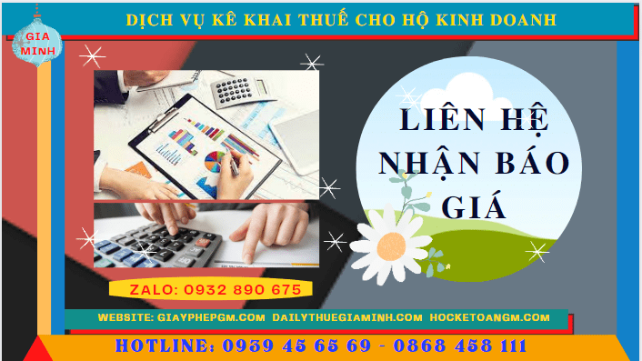 DỊCH VỤ KÊ KHAI THUẾ CHO HỘ KINH DOANH TẠI KON TUM 5 Phí dịch vụ kê khai thuế hộ kinh doanh tại Kon Tum