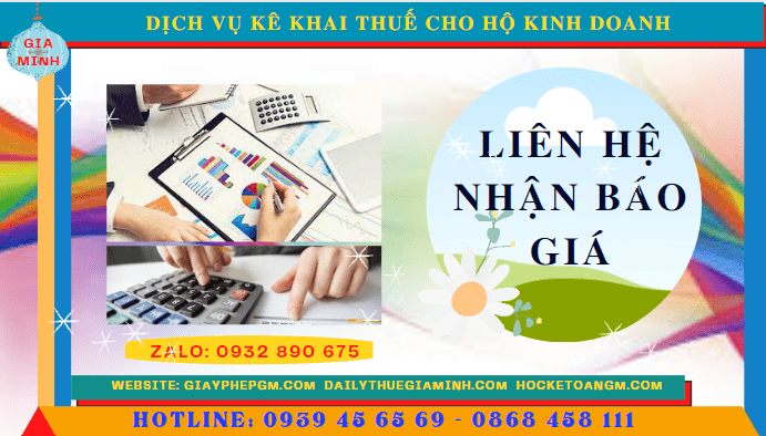 Phí dịch vụ kê khai thuế hộ kinh doanh tại Lai Châu