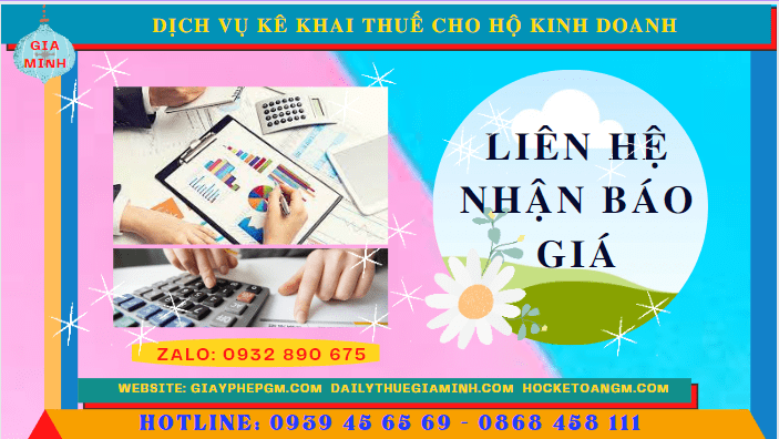 Phí dịch vụ kê khai thuế hộ kinh doanh tại Lạng Sơn