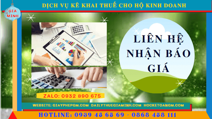 Phí dịch vụ kê khai thuế hộ kinh doanh tại Thành Phố Thủ Đức 