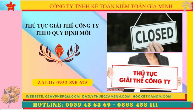 Thủ tục giải thể công ty ở tphcm theo quy định mới 8 Quy trình giải thể công ty ở TPHCM theo quy định mới