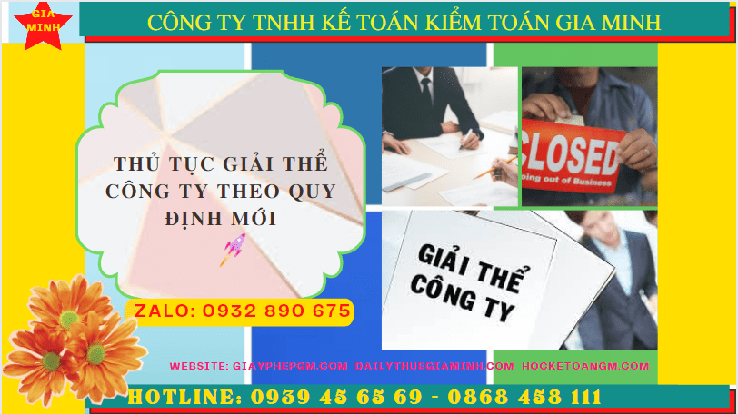 Thủ tục giải thể công ty ở An Giang theo quy định mới 4 Quy trình giải thể công ty theo quy định mới ở An Giang