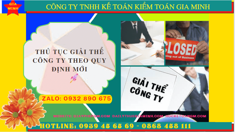 Thủ tục giải thể công ty ở Thành phố Hải Phòng theo quy định mới 4 Quy trình giải thể công ty theo quy định mới ở Thành Phố Hải Phòng