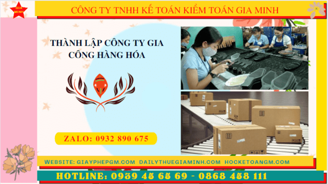Quy trình thành lập công ty gia công hàng hóa tại Cao Bằng như thế nào?   