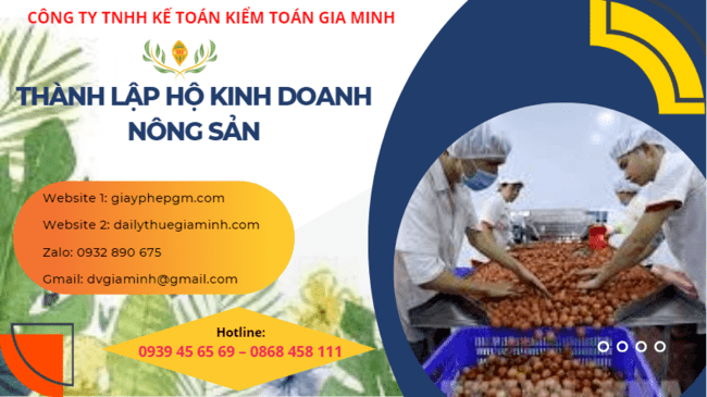 Hướng dẫn thành lập hộ kinh doanh nông sản tại TPHCM – Trọn gói, nhanh chóng 6 Quy trình thành lập hộ kinh doanh nông sản tại TPHCM