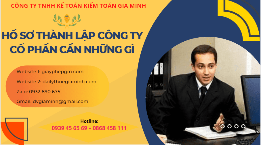 Hồ sơ thành lập công ty cổ phần cần những gì? 6 Hồ sơ thành lập công ty cổ phần cần những gì?