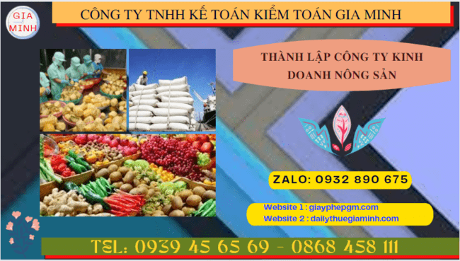 Thành lập công ty kinh doanh nông sản theo quy định tại Đắk Lắk