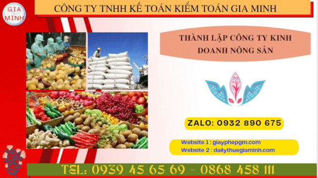 Thành lập công ty kinh doanh nông sản tại Hải Dương 6 Thành lập công ty kinh doanh nông sản theo quy định tại Hải Dương