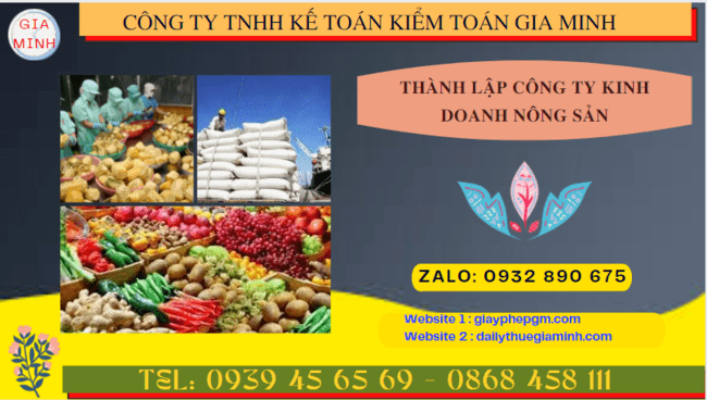 Thành lập công ty kinh doanh nông sản tại hậu giang 14 Thành lập công ty kinh doanh nông sản theo quy định tại Hậu Giang