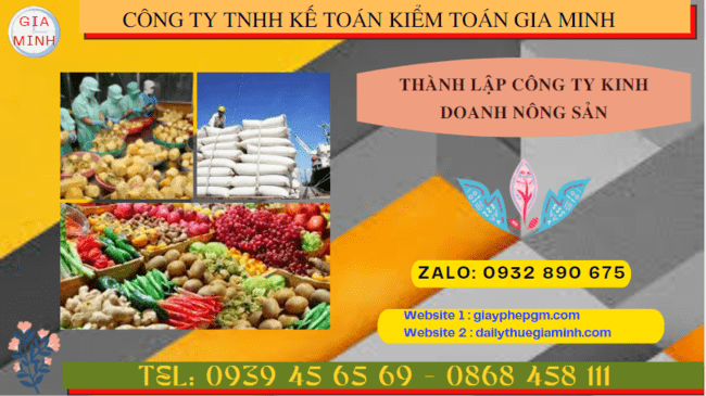 THÀNH LẬP CÔNG TY KINH DOANH NÔNG SẢN TẠI QUẢNG NINH 8 Thành lập công ty kinh doanh nông sản theo quy định tại Quảng Ninh