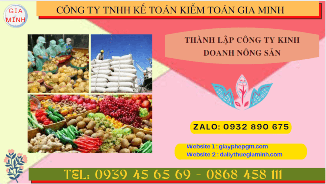 THÀNH LẬP CÔNG TY KINH DOANH NÔNG SẢN TẠI SƠN LA 14 Thành lập công ty kinh doanh nông sản theo quy định tại Sơn La