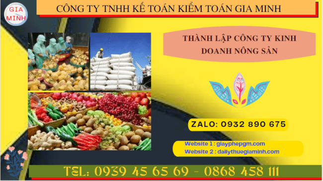 Thành lập công ty kinh doanh nông sản tại thành phố châu đốc 14 Thành lập công ty kinh doanh nông sản theo quy định tại Thành phố Châu Đốc
