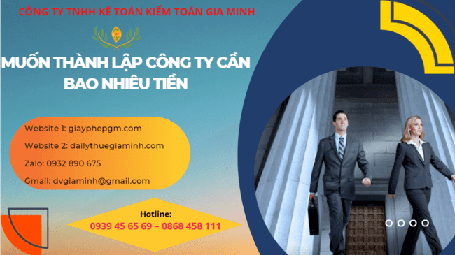 Thành lập công ty TNHH cần bao nhiêu vốn