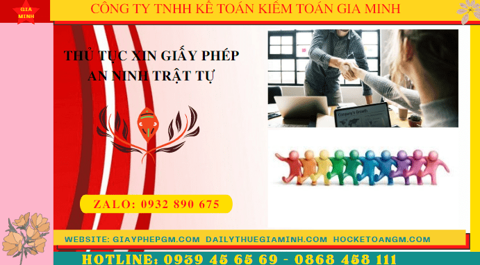THỦ TỤC XIN GIẤY PHÉP AN NINH TRẬT TỰ TẠI SƠN LA 4 Thủ tục cấp giấy chứng nhận đủ điều kiện an ninh trật tự tại Sơn La