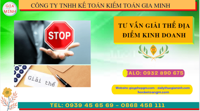 Thủ tục chấm dứt hoạt động địa điểm kinh doanh tại Kon Tum
