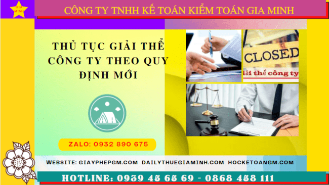 Hướng Dẫn Thủ Tục Giải Thể Công Ty Tại Cần Thơ Theo Quy Định Mới 6 Thủ tục giải thể công ty theo quy định mới ở Cần Thơ