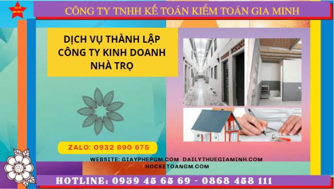 Thủ tục làm giấy phép công ty kinh doanh nhà trọ tại Bạc Liêu