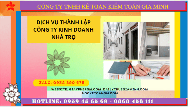Dịch vụ thành lập công ty kinh doanh nhà trọ tại Bến Tre uy tín, trọn gói 6 Dịch vụ thành lập công ty kinh doanh nhà trọ tại Bến Tre