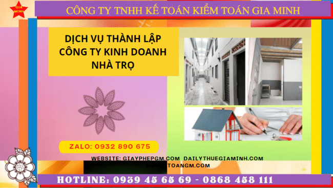 Dịch vụ thành lập công ty kinh doanh nhà trọ tại bình định 6 Dịch vụ thành lập công ty kinh doanh nhà trọ tại Bình Định