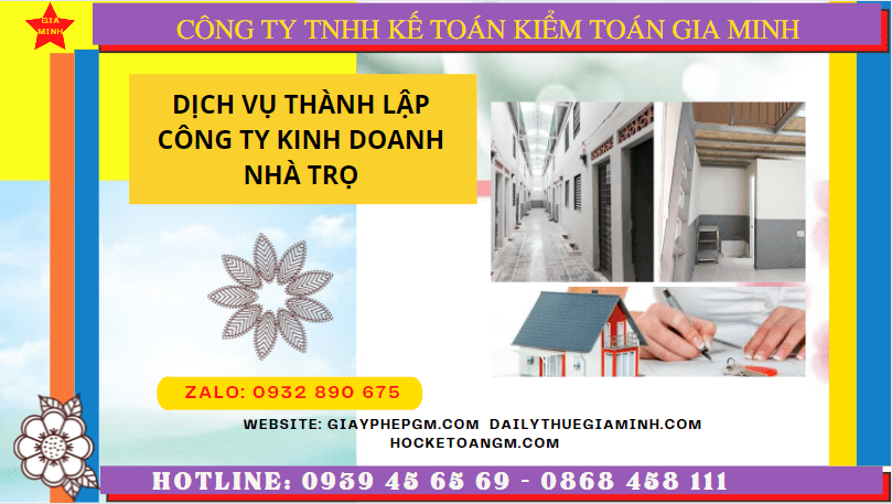 Thủ tục làm giấy phép công ty kinh doanh nhà trọ tại Bình Phước