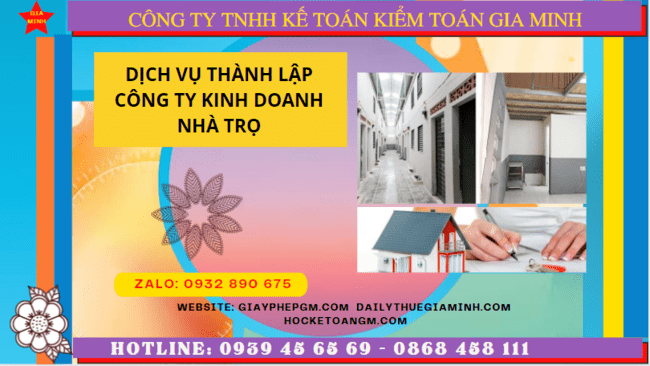 Dịch vụ thành lập công ty kinh doanh nhà trọ tại Đắk Lắk