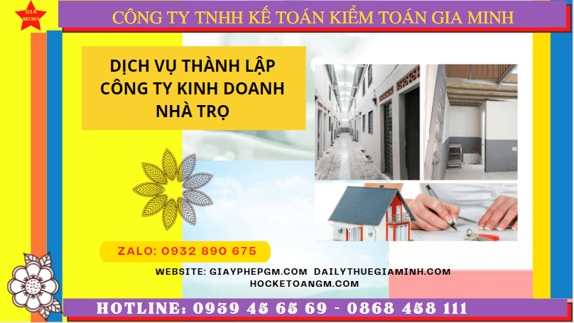Dịch vụ thành lập công ty kinh doanh nhà trọ tại Gia Lai