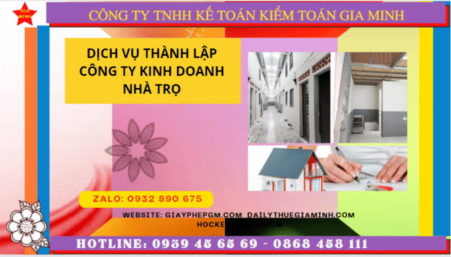 Dịch vụ thành lập công ty kinh doanh nhà trọ tại Lâm Đồng
