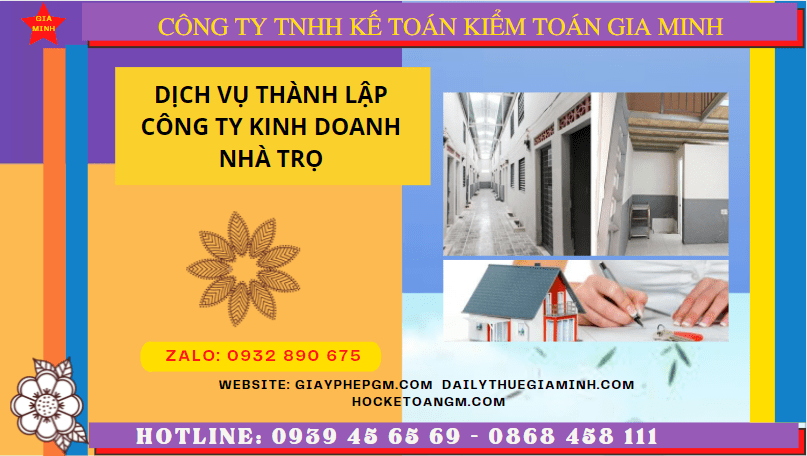Dịch vụ thành lập công ty kinh doanh nhà trọ tại Phú Yên