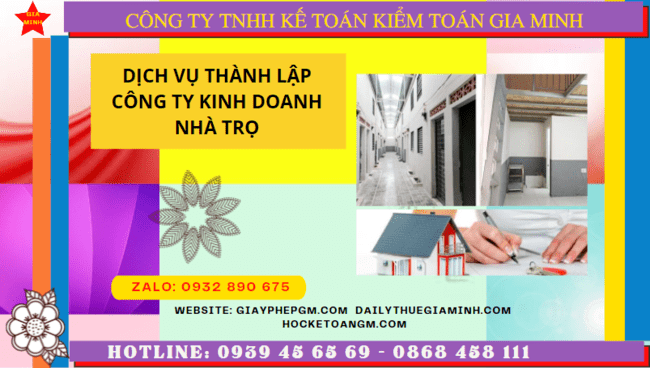 Dịch vụ thành lập công ty kinh doanh nhà trọ tại Tây Ninh