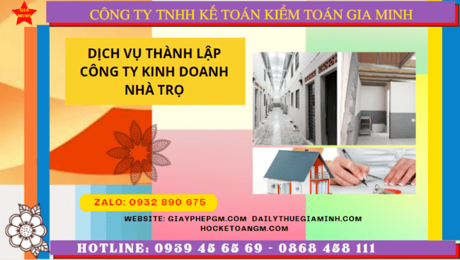Dịch vụ thành lập công ty kinh doanh nhà trọ tại TP Cần Thơ