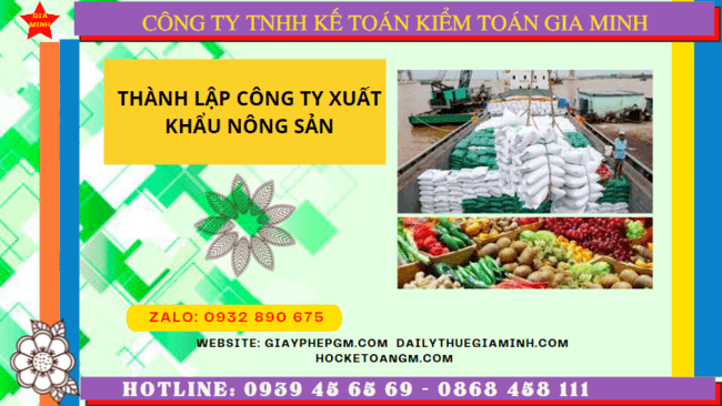 Thủ tục mở công ty xuất khẩu nông sản tại Lâm Đồng