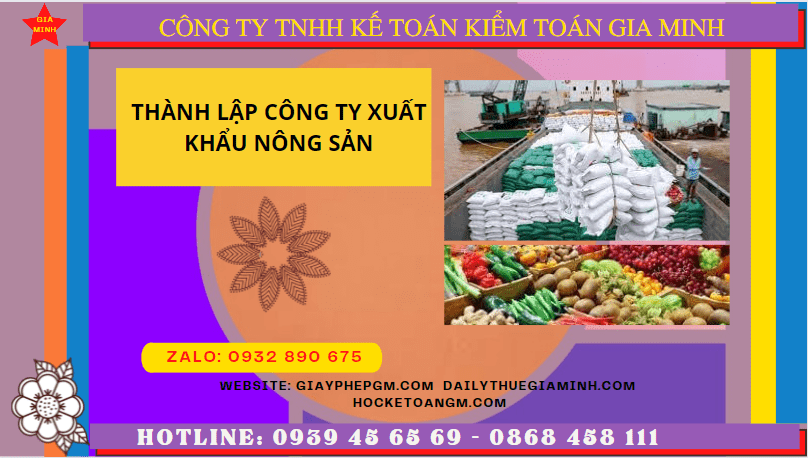 Thành lập công ty xuất khẩu nông sản tại lạng sơn 10 Thủ tục mở công ty xuất khẩu nông sản tại Lạng Sơn