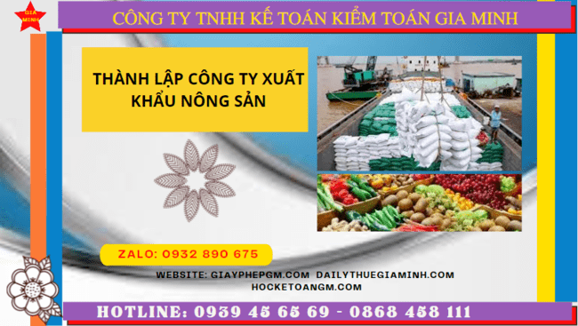 Thủ tục mở công ty xuất khẩu nông sản tại Phú Quốc