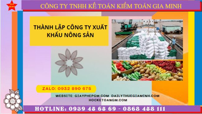 Thủ tục mở công ty xuất khẩu nông sản tại Tây Ninh